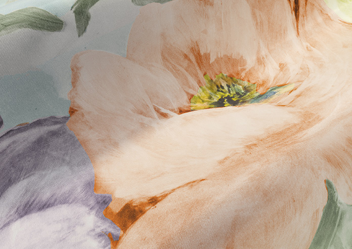 Amelia Faux Silk, Coral Kiss - Roman Blind - Image 4